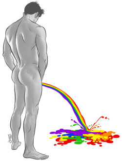 ismaelalvarez:  “Rainbow Pee“ © Ismael Álvarez 