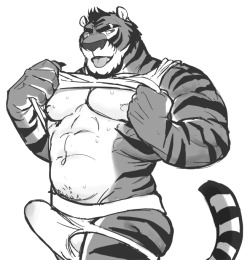 zeke93:  Spookeedoo’s Hot Tiger Character, Asher. [ 1/2/3/4/5