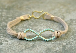 healthnutinspiration:  Infinity bracelet.  So cute