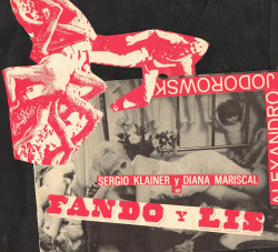 Promotional poster collage for Alejandro Jodorowsky’s Fando