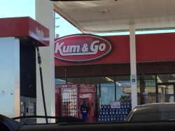 thatfunnyblog:        The Kum and Go. Or as my mom called it,