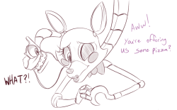 thesassyjessy:  Just what I thought of when I saw Mangle’s