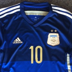 nikys-sportsdotcom:  #adidas #Argentina #away #WorldCup jersey