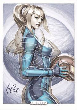 dotcore:  Samus Aran.by Stanley Lau. Check out the artist’s Website and Tumblr.