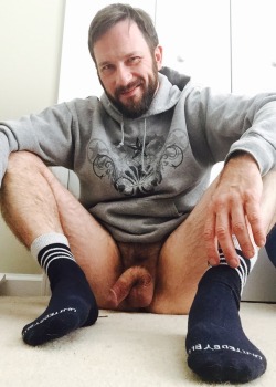 Really glad to see you back; just love your sexy, hairy body,