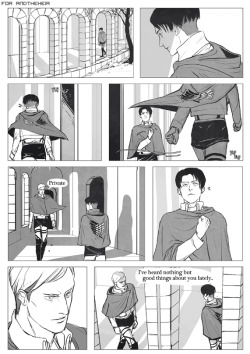 A little mini comic for andtheheir’s awesome Eruri fic,