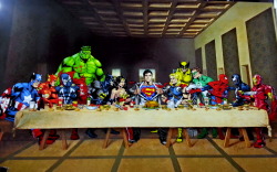 hellyeahsupermanandwonderwoman:  The Last DC/Marvel Supper