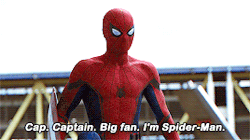 matthew-daddario: Tom Holland as Spider-Man in Captain America: