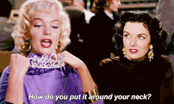  Marilyn Monroe and Jane Russell in Gentlemen Prefer Blondes