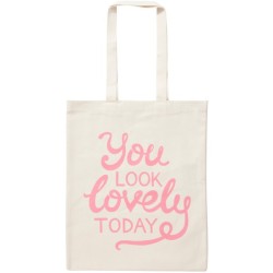 kenziesparadox:  Alphabet Bags Canvas Shopper Bag, You Look Lovely