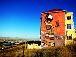 simonh:  Big mural by Faith47 - Cape Town (street art) by jX