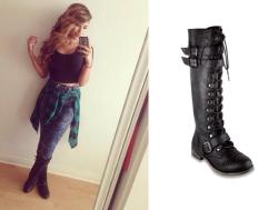 villegas-news:  Hello,  Today’s style boots that Jasmine was