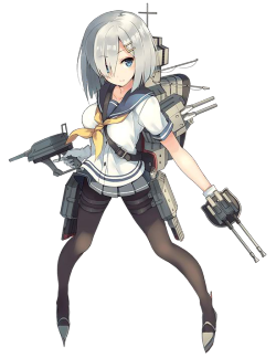 kantai-collection:  “Destroyer, Hamakaze. I shall be affiliated