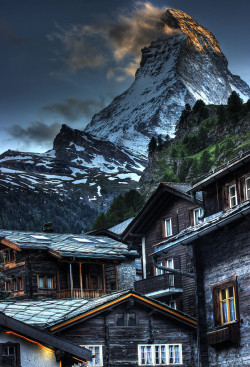 silvaris:  A view of the Matterhorn from Zermatt, Switzerland 
