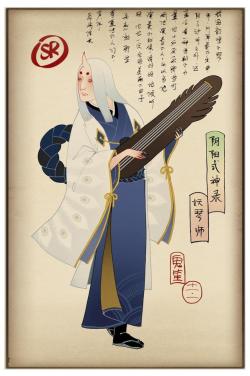 tanuki-kimono:  [Part. 6/6] Onmyoji  (阴阳师) mythical   characters,