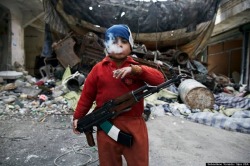 This is Ahmed (8) in Aleppo,Syria.  It breaks my heart that his