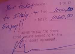 casualcynic:  So my mom and I have been working the same waitress