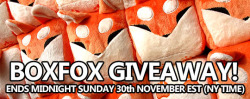 furryrevival:  mamath:  Mamath’s BOXFOX GIVEAWAY Just in time