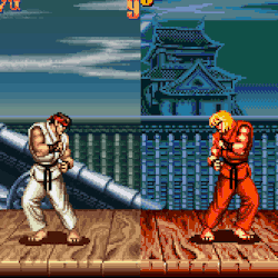 vgjunk:  Super Street Fighter II comparison: SNES on the left,