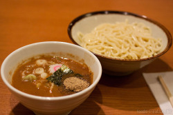 foods-i-eat:  The seafood tsukemen (dipping ramen) from Taishoken,
