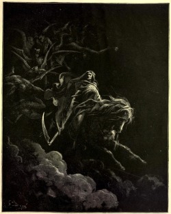 thefugitivesaint: Gustave Doré (1832-1883), ‘Death on the