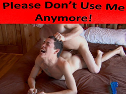 profoundlygay:  Please don’t use me anymore!  if he really