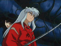I thought that inuyasha getting hit in the head with skulls was