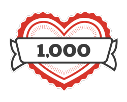 1.000 postagens favoritas!  …e quem venha mais 1000 <3