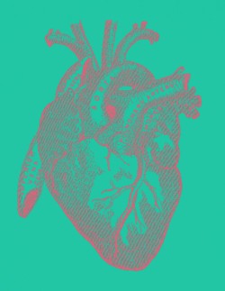 bloodsurfers:  Harry Lee White  Anatomical Heart Design 