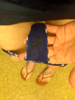 jellybeanphalange:  My wet panties and bra ended up in my bag