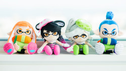 pkjd-moetron:  New pics of the upcoming Splatoon plushies. Available