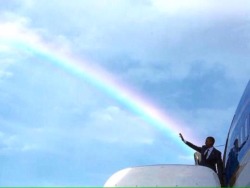 ruinedchildhood:  actual image of obama blessing the us today
