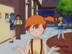 japaneesee:  rewatchingpokemon:  a day in the life of misty 