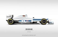 the-prancing-horse:  that911:  Modern F1 cars in retro liveries 