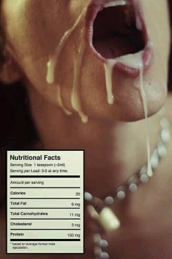 naughty-nmmom:  lilmisinnocent:  Its nutritious and organic!