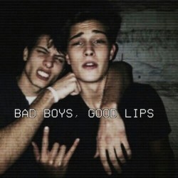 wherewecanfly:  Bad boys, good lips. su We Heart It - http://weheartit.com/entry/164313234