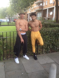 joefuckinjames:  London boys with them Y-3 pants