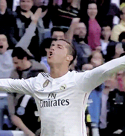 cristianoronldo:Cristiano Ronaldo celebrating his 5th goal against