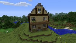My house in xbox minecraft :) If you ever want to play, ask for
