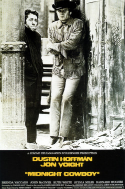 savetheflower-1967:  Midnight Cowboy - movie poster - 1969. 