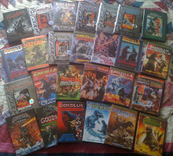 Several months ago, I set out to collect all 28 of the Toho Godzilla