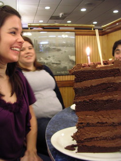 Happy birthday, beautiful girl! And holy cake!, batman.