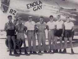 The crew of B-29  Enola Gay