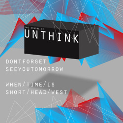 A cover design intended for The School of Unthink. Created in