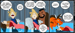FF7 comic. This is awful, but pretty much how I felt on my first