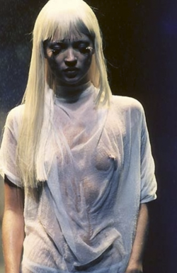 Kate Moss at Alexander McQueen Spring 1998