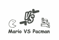 jonwithabullet:  pacman vs. mario 