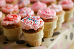 sugarcinnamon:  goodeat:  ice cream cone cupcakes  I will make