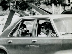 Esta foto es de una huelga en la UPR durante los 70, y el bigote