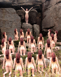lotsagirls:  “I for one welcome our new Naked Hottie Overlords…”